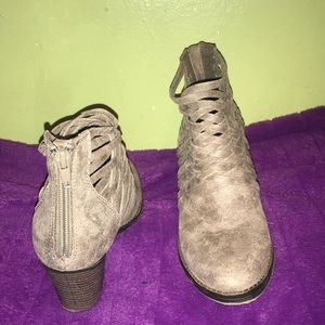 cute light brown booties